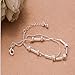 Bocideal Little Star Thin Chain Ankle Bracelet Barefoot Beach Jewelry