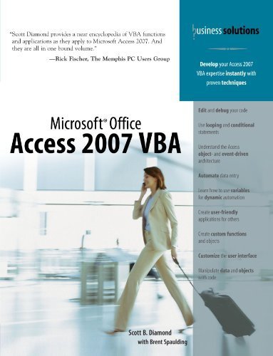 Microsoft Office Access 2007 VBA 1st edition by Diamond, Scott B., Spaulding, Brent (2007) Taschenbuch