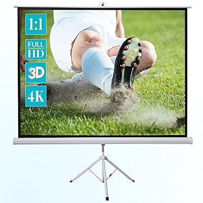 Celexon Ecran de projection sur pied ivolum 200 x 200 cm, Ecran de projection Format 1:1, Ecran de projection Home Cinema, Ecran de projection pour videoprojecteur, Ecran de projection 3D, Ecran de projection Full HD, Ecran de projection mobile, Ecran de…