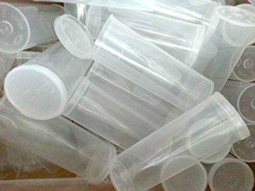 - Large Clear 60 Dram Pop Top Bottles - Vial Medical Herb Pill Container by Van Cave