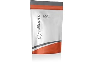 GymBeam EAA Amminoacidi Essenziali in Polvere, Fonte Completa di BCAA, Vitale per Rigenerazione e Crescita Muscolare, Partecipa alla Formazione di Ormoni ed Enzimi, Delizioso (250 g, Ribes Nero)