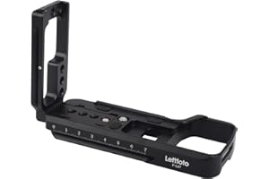 LEFTFOTO Dedicated L-Bracket Vertical Horizontal Switching Tripod Head Quick Release Plate for Sony Alpha A7MIII, A7RIII,A9, Arca/RRS Compatible