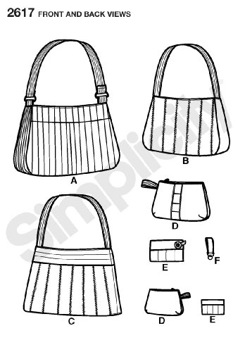 Simplicity Sewing Pattern 2617 Accessories