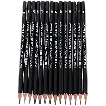 Mnrkaoic - Kit 6 Estompes En Papier Pour Dessin (tortillons) - Taille #1 à #6, Pour Fusain, Crayon, Pastel - Affûtage Possible - 6