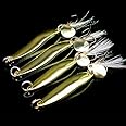 OriGlam 5pcs Fishing Spoons Lure Hard Baits With Hooks, Metal Fishing Baits Fishing Lures Baits Fishing Gear, Hard Spoon Sequins Fishing Lures For Trout Bass Pike Walleye Salmon - View #5