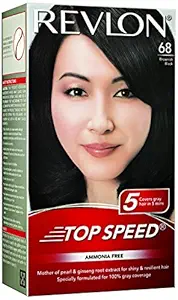 Revlon Top Speed Hair Colour, 180g - Brownish Black 68