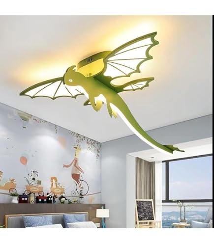 Dessin animé licorne lumière chambre d'enfant plafonnier avec télécommande nuage princesse chambre rose lustre lumière spectre complet
