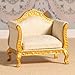 Produktbild Dolls House 4402 Sessel Louis XV-Stil Gold & Cream 1:12 für Puppenhaus