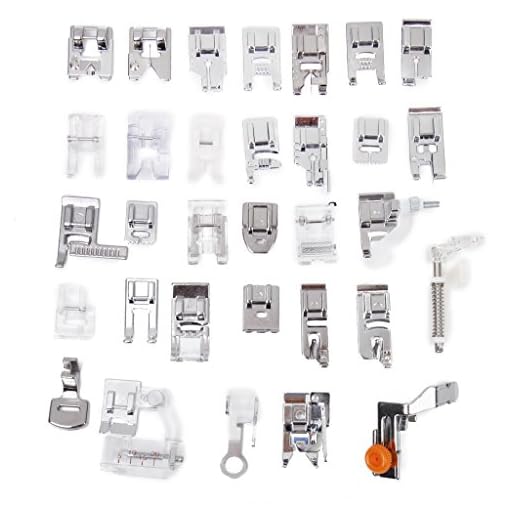 Imported 32 Sewing Machine Presser Foot Kit fit for Brother Singer Janome (Silver) - Image 5