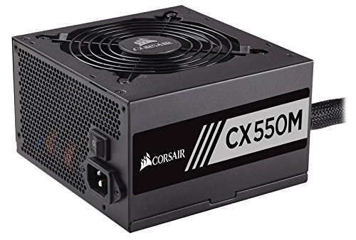 Corsair CX550M - Fuente de Alimentaci  n  Semi Modular  80 Plus Bronze  550 Watt  EU 