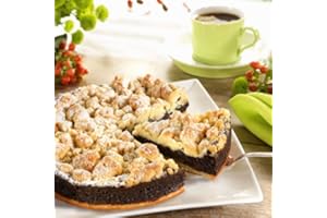 LAMBERTZ Schlesischer Mohnkuchen (800g ca. 20 cm Ø) Wochenfrische Butter, unbehandeltes Mehl, beste Zutaten und echte Vanille geben Boden und Streuseln das feine Aroma. (1 Packung)