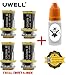 Produktbild Uwell Crown 3 (100% Authentisch) Verdampferköpfe 0.4 Ohm 4 Verdampferköpfe (0.4ohm +Flakon mit Logo) (uwell Crown 3 coils)