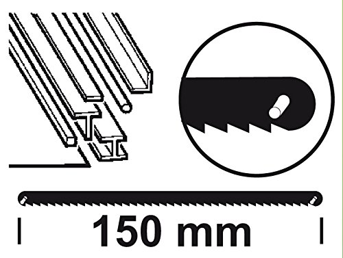 Connex COXT805003 Ersatzsägeblätter für Schnitte in Metall, 32 Zähne pro Zoll, Länge 150 mm, 12 Stück - 3