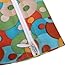 Waterproof Reusable Baby Cloth Diaper Bag Double Zipper Colorful Circles Pattern