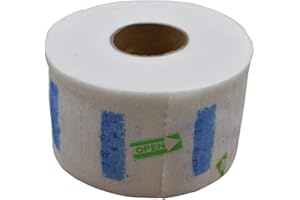 HAPPYUPCITY 85 unidades desechables Peluquería cuello tira profesional elástico banda de papel cuello protector de peluquería accesorio herramienta de peluquería accesorios de lavado de pelo corte