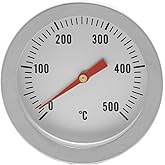 Barbek&uuml; Mangal Fırın Termometresi 0-500 derece thr363