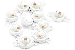 CHANZON 10 Chips LED de alta potencia 3 W RGB 4 pines ánodo común (300 mA-350 mA para cada color 3 W) multicolor Super brillante intensidad SMD COB componente diodo bombilla cuentas DIY iluminación