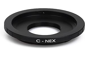 FITTINGS4YOU C Mount-NEX adapter obiektywu kompatybilny z obiektywem typu C do Sony E-Mount NEX