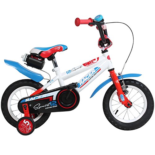 12 Zoll Hi5 Rebel Kinderfahrrad für Kinder ab 2,5 Jahren Fahrrad Stützräder