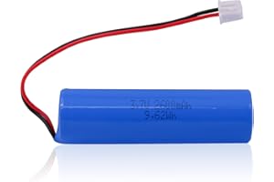UXNEY Batteria ricaricabile agli ioni di litio da 3,7 V, 2600 mAh, con connettore XH2.54/2P, si prega di verificare la polarità del dispositivo e della spina prima dell'acquisto