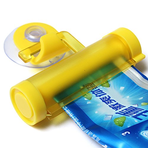 Book's Cover ofKINGSO Squeezer Distributeur Presse Tube Pâte Dentifrice Crème Rouleaux Porte ORANGE