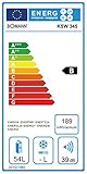 Bomann KSW 345 Weinkühlschrank Freistehend / B / 189 kWh/Jahr / 63.6 cm / 18 Flaschen / elektronische Temperatursteuerung und -einstellung / schwarz -