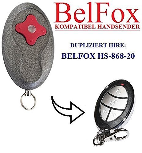 Preisvergleich Produktbild BELFOX HS-868-20 Kompatibel Handsender, Ersatz sender, 868.3Mhz fixed code, Klone