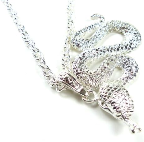 SNAKE Chain Necklace Gothic SNAKE Chain Necklace with Pendant - 1–1