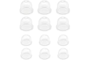 HOCADRV 12 Stück Zündkapsel Primer Pumpe, Kraftstoffpumpe Vergaser Primerkolben, für Rasenmäher, Gebläse, Rasentrimmer, Schneider, Hecken, Trimmer, Kettensäge