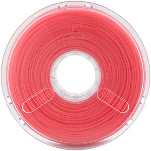 BuildTak PM70029 PolyPlus PLA Filament featuring Jamfree Technology, 0.75 kg Spool, 1.75 mm Diameter, Translucent Red