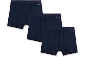 Sanetta Jungen-Shorts (Dreierpack) | Hochwertige und nachhaltige Unterhose für Jungen aus Bio-Baumwolle. Inhalt: 3er Set Unterwäsche für Jungen