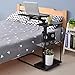 Produktbild PENGFEI Laptop Betttablett Tragbare Stehen Bett Sofa Tisch Multifunktion Höhenverstellbar Bücherregal Rolle Lager, 4 Farben 67,5 X 40 X 70 Cm ( Farbe : Schwarz )