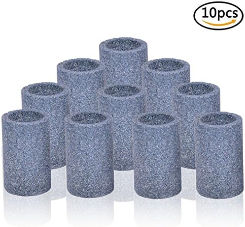 CCCYMM 10 Pcs Round Gray Darts Sharpener Sandstone
