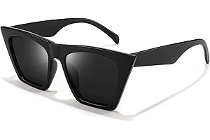 FEISEDY Gafas de Sol Mujer Cuadradas Moda Vintage Pequeñas Ojo de Gato Mujer B2473