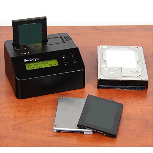StarTech.com USB 3.0 Standalone Eraser Dock für 2.5″und 3.5” SATA SSD/HDD Laufwerke – Secure Drive Erase mit Belegdruck - 4