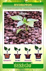 SENECIO 1Ltr. LECA Lightweight Exclusive Clay Aggregate Pebble Clay Ball for Hydroponic Aquaponic