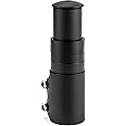 QWORK® Bike Stem Riser, Aluminum Alloy Bicycle Handlebar Extender for 1-1/8" 28.6mm Fork, 124mm Black
