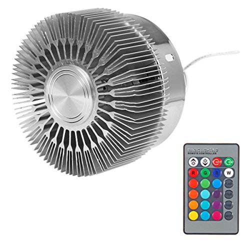 Preisvergleich Produktbild Bonega 3W LED Deckenleuchte Design Deckenlampe Effektleuchte Flurlampe Alu RGB