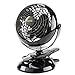 Produktbild iKross USB Ventialtor, Tischvenitlator Schreibtisch Fan mit Clip, drehbar beweglich 360 Grad - Auto Training Camping ( 6 , schwarz )