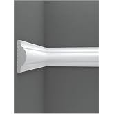 DEKORATİF BOYANABİLİR POLİ&Uuml;RETAN DUVAR &Ccedil;ITASI (EN 4 CM UZUNLUK :120 CM) gri