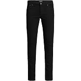 Jack &amp; Jones Siyah Kot Pantolon JJIGLENN JJORIGINAL CB 816 NOOS, 12152346 | Slim Fit, D&uuml;z, G&uuml;nl&uuml;k, Maksimum sıcaklık 30&deg;C nor