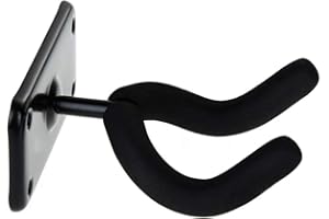 Anpro Gitarrenhalter Gitarrenständer Wand Gitarrenwandhalter aus Metallrückwand für Akustikgitarre, klassische Gitarre, E-Gitarre, Bass, Ukulele, EINWEG