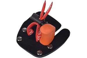 YLA Archery Finger Tabs Shooting Finger Guard Leather Protective Gears for Recurve Bow Shooter Left Handed