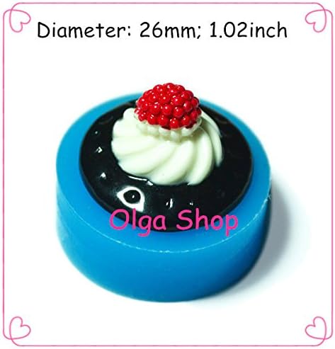 Chantilly Q091 Fimo Mould Silicone Mould for Cake and Raspberry