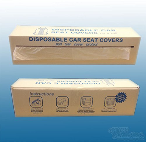 100 Polythene Economy Car Seat Covers