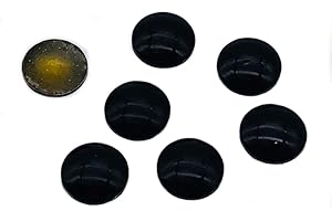 EIMASS LONDON BASED COMPANY 100 x EIMASS® Hot Fix Iron on Round Dome Metal Studs, DIY Embellish Bags Belts Shoes, Costumes