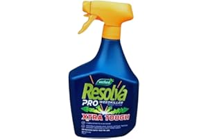 AMAMITRADE Resolva Pro WeedKiller Xtra Tough 1L - Ready To Use Weed Killer For Indoor & Outdoor Use - Effective Weed Control