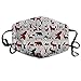 Produktbild Vbnbvn Unisex Mundmaske,Wiederverwendbar Anti Staub Schutzhülle,Gesichtsmaske Wild Animal Anti Pollution Washable Reusable Mouth Masks for Man Woman
