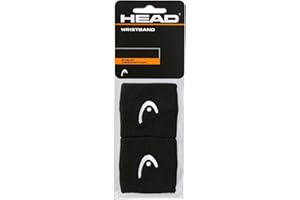 Head Muñequera de 2,5” Accesorio de Tenis, Unisex Adulto
