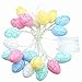 Produktbild Yurnero Ostereier LED Lichterketten, 3M 20 LED Leuchtostereier Ostern Schnurlicht Osterdekorationen für Haus Ostern Baum Upstairs Banister Eier Jagdparty Frühlingsdekoration